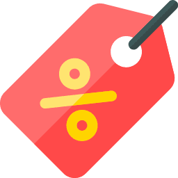 Discount percentage icon